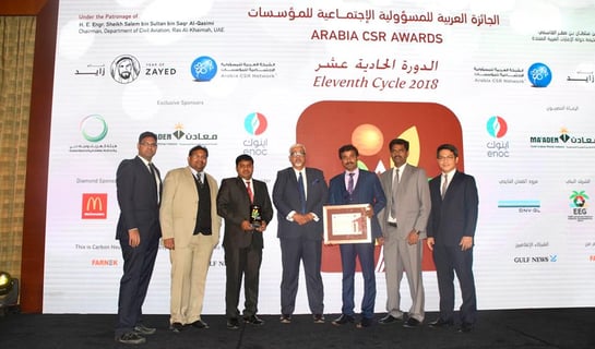 Excom Commitee at 11th Arabia CSR awards Cycle