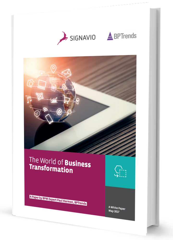 The World of Business Transformation: White paper from Signavio, PDF Download Article now